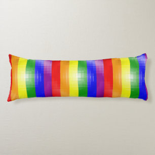 Coussins Longs Drapeau d'arc-en-ciel
