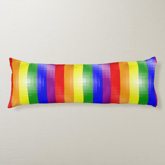 Coussins Longs Drapeau d'arc-en-ciel (Devant)