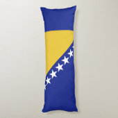 Coussins Longs Drapeau de Bosnie-Herzégovine (Dos (Vertical))