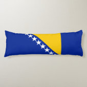 Coussins Longs Drapeau de Bosnie-Herzégovine patriotique (Devant)