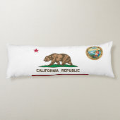 Coussins Longs Drapeau de Californie (Dos)