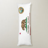 Coussins Longs Drapeau de Californie (Dos (Vertical))