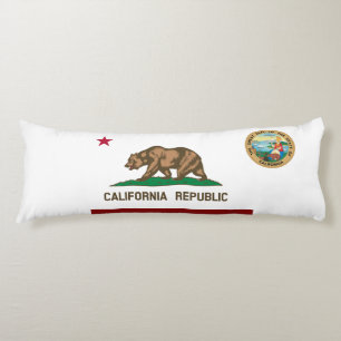 Coussins Longs Drapeau de Californie