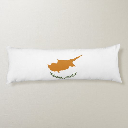 Coussins Longs Drapeau de Chypre (Dos)