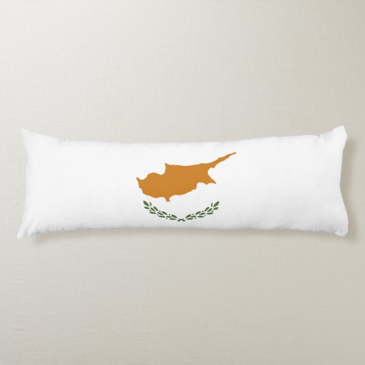 Coussins Longs Drapeau de Chypre (Devant)