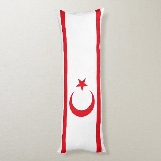 Coussins Longs Drapeau de Chypre du Nord (Dos (Vertical))