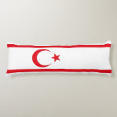 Coussins Longs Drapeau de Chypre du Nord (Devant)