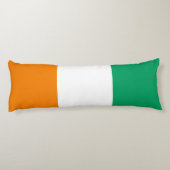 Coussins Longs Drapeau de Côte d'Ivoire (Dos)