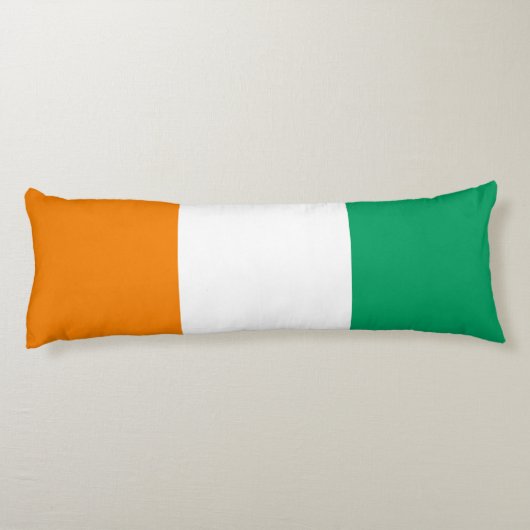 Coussins Longs Drapeau de Côte d'Ivoire (Dos)