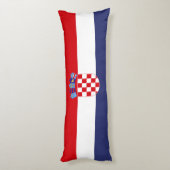 Coussins Longs Drapeau de Croatie (Dos (Vertical))