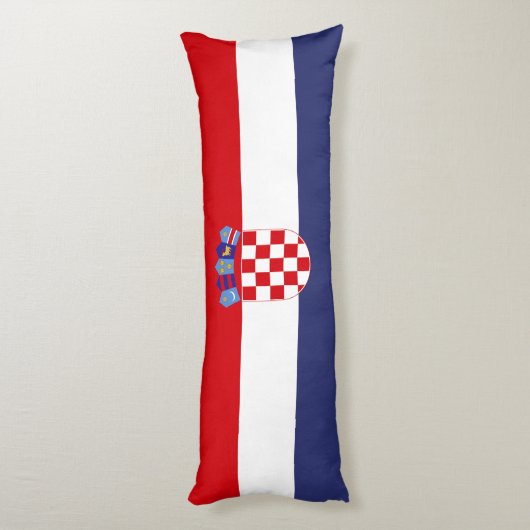 Coussins Longs Drapeau de Croatie (Dos (Vertical))