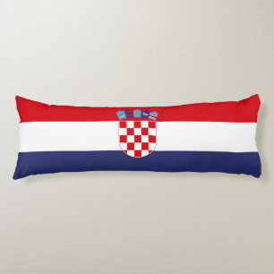 Coussins Longs Drapeau de Croatie
