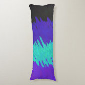 Coussins Longs Drapeau de fierté Alexigender Abstrait Squiggly Tr (Devant (Vertical))