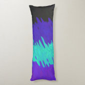 Coussins Longs Drapeau de fierté Alexigender Abstrait Squiggly Tr (Dos (Vertical))