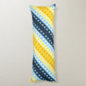 Coussins Longs Drapeau de fierté BoHo Groovy Géométrique Abstrait (Dos (Vertical))
