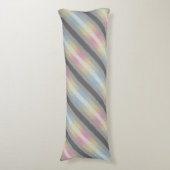 Coussins Longs Drapeau de fierté Demifluid Abstrait Groovy Boho T (Devant (Vertical))