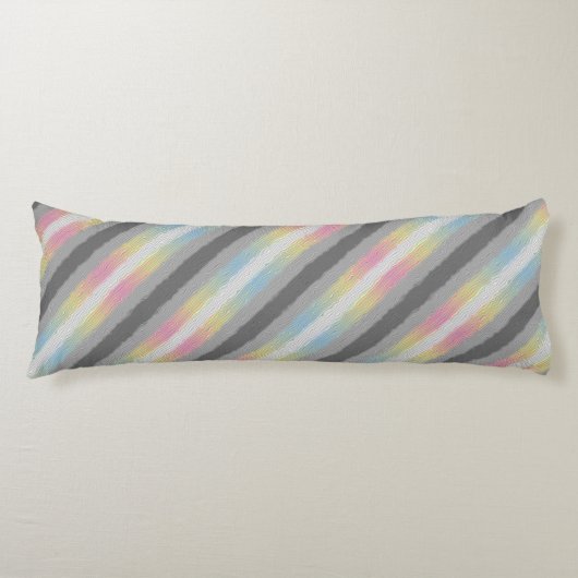 Coussins Longs Drapeau de fierté Demifluid Abstrait Groovy Boho T (Devant)