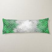 Coussins Longs Drapeau de fierté grisromantique abstrait ondulé t (Dos)
