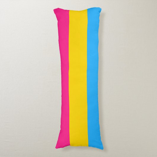 Coussins Longs Drapeau de fierté Pansexual LGBTQ (Devant (Vertical))