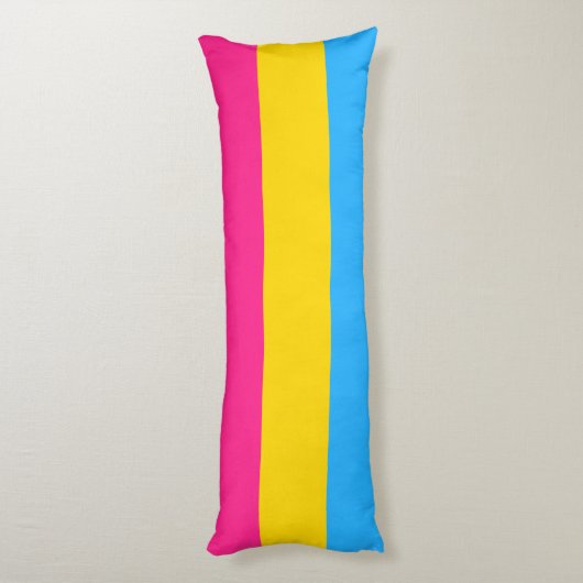 Coussins Longs Drapeau de fierté Pansexual LGBTQ (Dos (Vertical))
