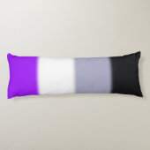 Coussins Longs Drapeau de fierté sexuelle tombée (Dos)