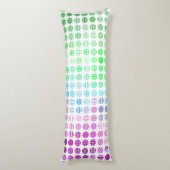 Coussins Longs Drapeau de fierté Toric abstrait boho éclectique G (Dos (Vertical))