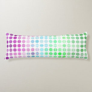 Coussins Longs Drapeau de fierté Toric abstrait boho éclectique G