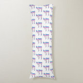 Coussins Longs Drapeau de fierté trans Chai (Devant (Vertical))