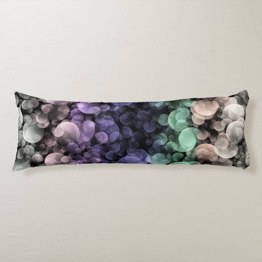 Coussins Longs Drapeau de fierté Uingender Boho Groovy Bulles Écl (Devant)