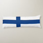 Coussins Longs Drapeau de Finlande (Dos)