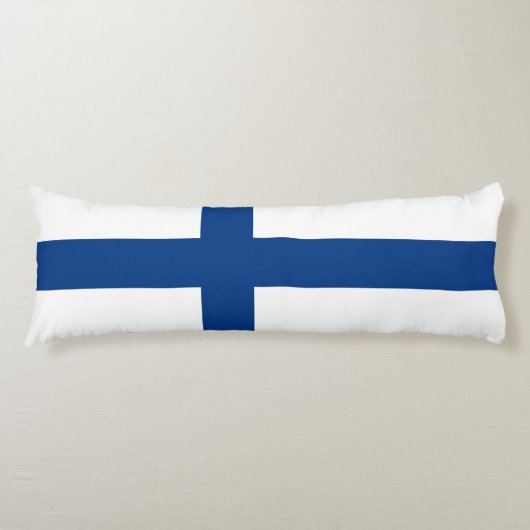 Coussins Longs Drapeau de Finlande (Devant)
