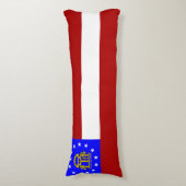 Coussins Longs Drapeau de Géorgie (Devant (Vertical))