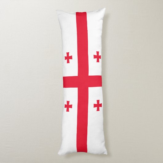 Coussins Longs Drapeau de Géorgie (Dos (Vertical))
