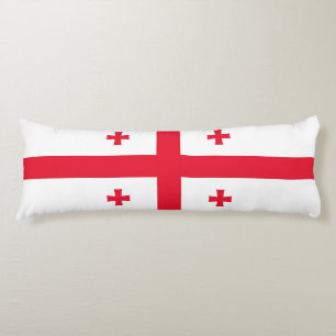 Coussins Longs Drapeau de Géorgie