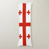 Coussins Longs Drapeau de Géorgie (Devant (Vertical))