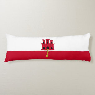 Coussins Longs Drapeau de Gibraltar