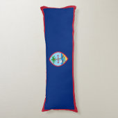 Coussins Longs Drapeau de Guam (Devant (Vertical))
