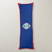 Coussins Longs Drapeau de Guam (Dos (Vertical))