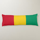 Coussins Longs Drapeau de Guinée (Dos)
