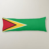 Coussins Longs Drapeau de Guyana (Dos)