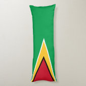Coussins Longs Drapeau de Guyana (Dos (Vertical))