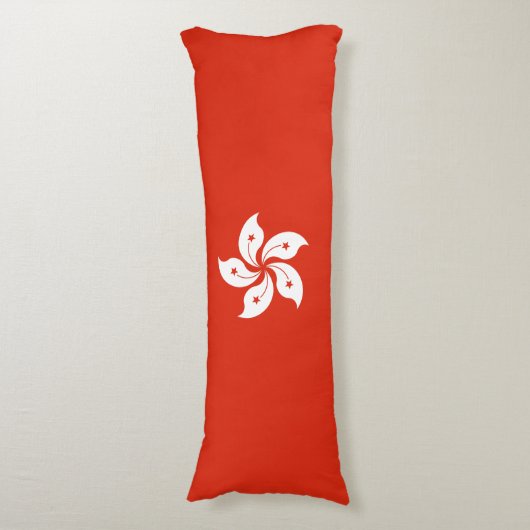 Coussins Longs Drapeau de Hong Kong (Devant (Vertical))