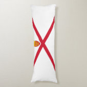 Coussins Longs Drapeau de Jersey (Devant (Vertical))