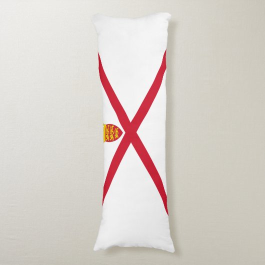 Coussins Longs Drapeau de Jersey (Devant (Vertical))