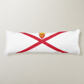 Coussins Longs Drapeau de Jersey (Devant)