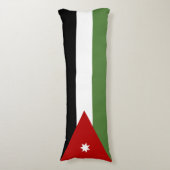 Coussins Longs Drapeau de Jordanie (Devant (Vertical))
