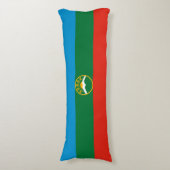 Coussins Longs Drapeau de Karatchaïévo-Tcherkessie (Devant (Vertical))