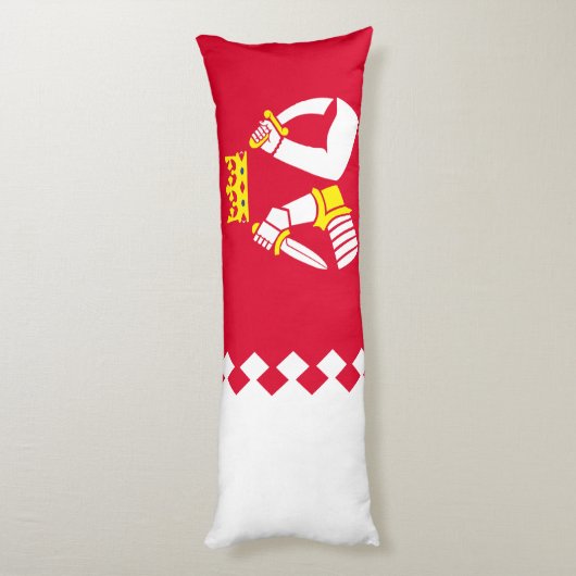 Coussins Longs Drapeau de Karelia Nord (Dos (Vertical))