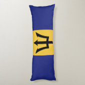 Coussins Longs Drapeau de la Barbade (Dos (Vertical))