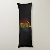 Coussins Longs Drapeau de la Belgique (Dos (Vertical))